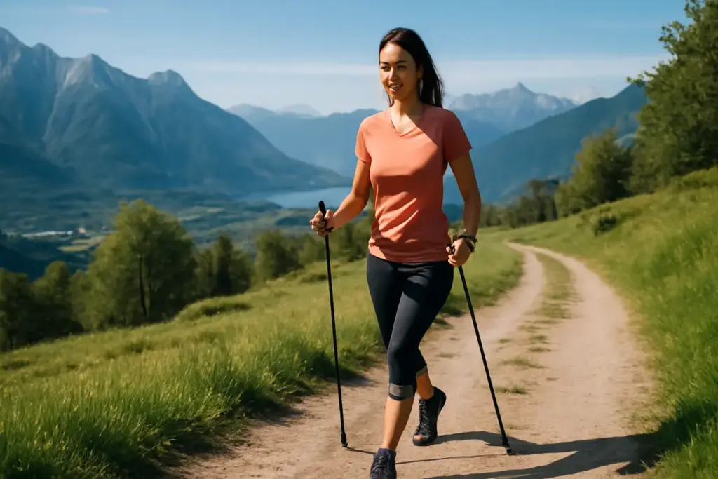 Dove praticare nordic walking sulle Alpi Lombarde? I tracciati che ottimizzano allenamento e relax