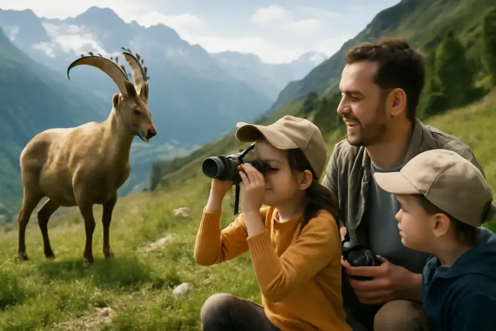 Avvistamento fauna alpina: come organizzare un’escursione etica e sorprendere anche i bambini