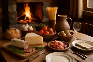 Come si organizza una cena rustica in baita? Gli ingredienti che non devono mancare