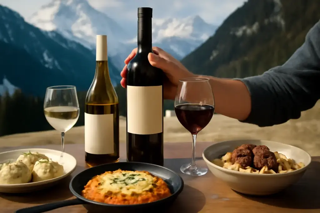 Come scegliere il vino giusto con i piatti alpini? L’abbinamento che esalta ogni sapore