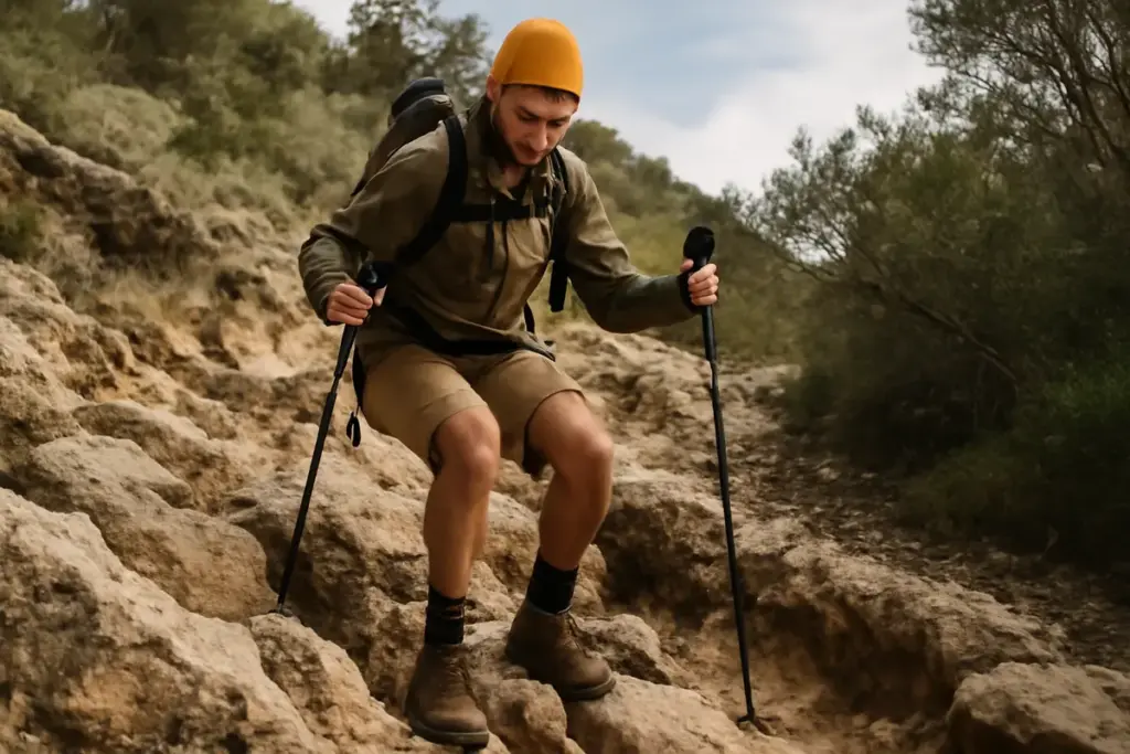 Come gestire una discesa tecnica durante un trekking? I trucchi per evitare infortuni comuni agli sport outdoor