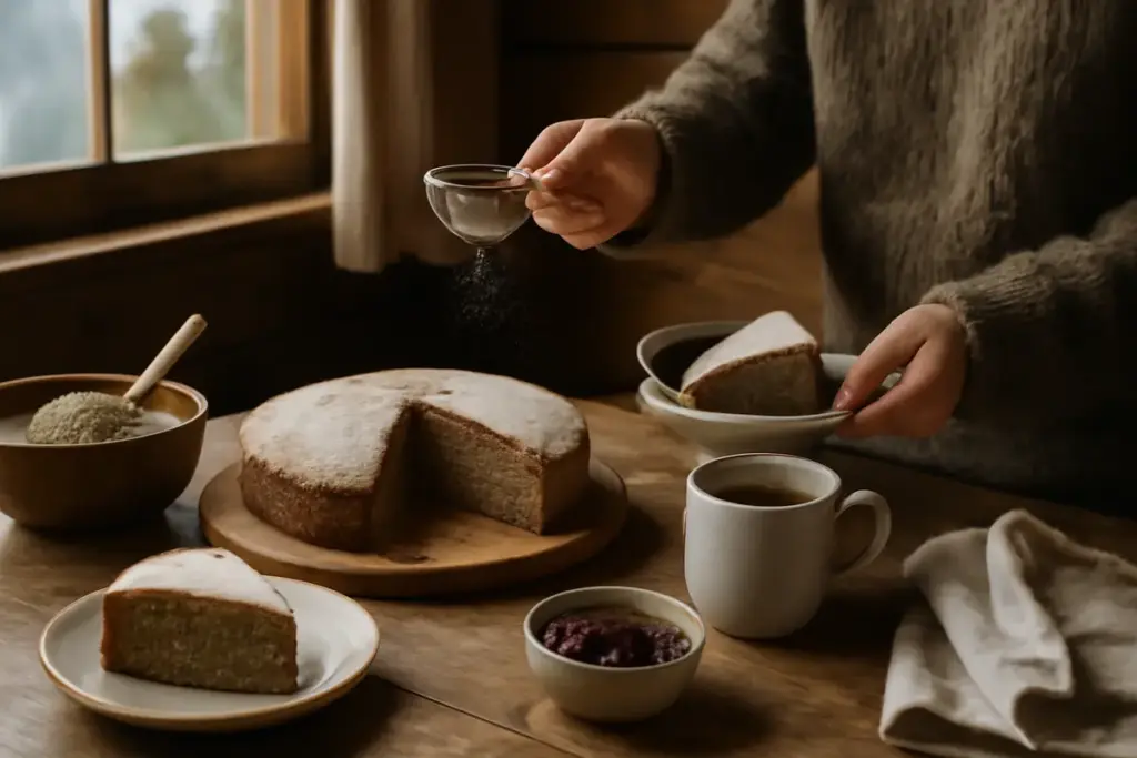 Rituali della colazione in baita: la ricetta originale della torta di grano saraceno